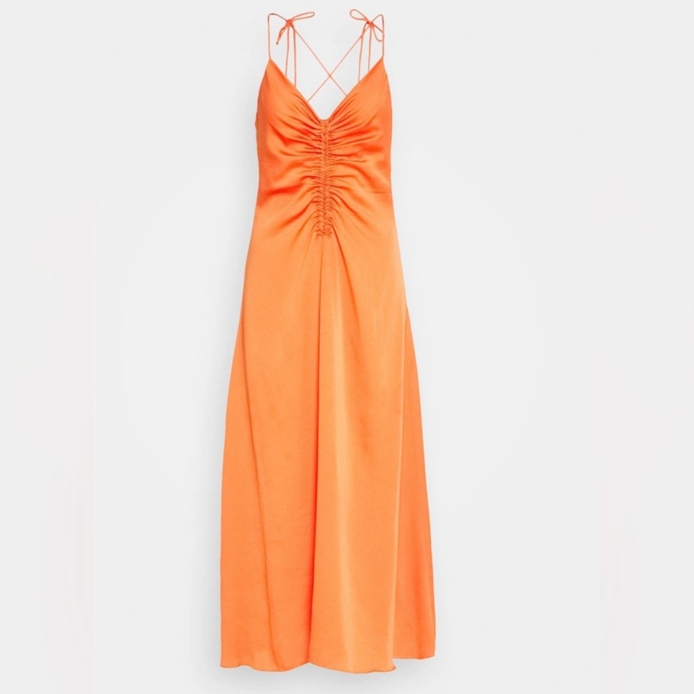 Sandro Orange Strappy Dress